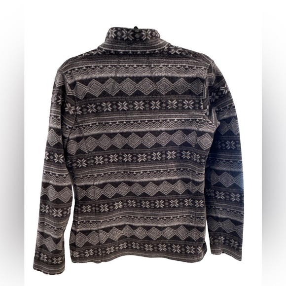 Woolrich Women’s Fleece Blk/Gray Design Excellent Condition Small - Picture 2 of 3